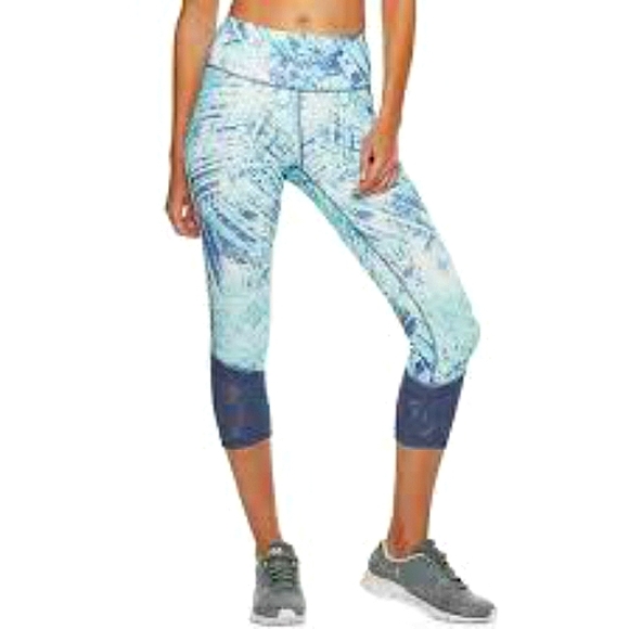 Women's Fila Sport Mesh and Jacquard Capris, Size: Medium - Picture 1 of 7